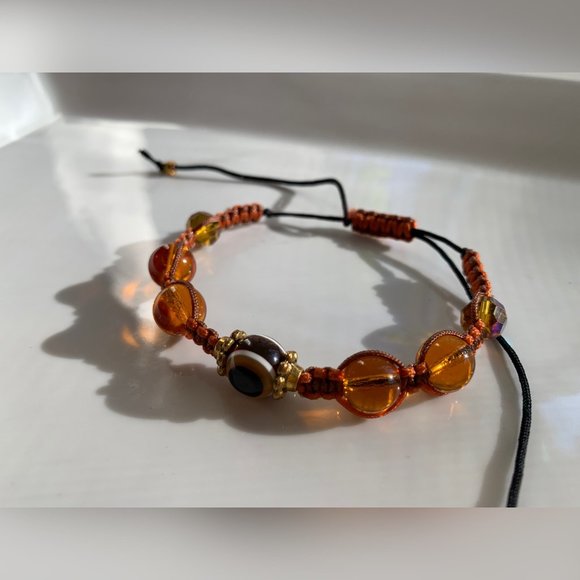 Swarovski Beaded Crochet Handmade Bracelet - Picture 3 of 6